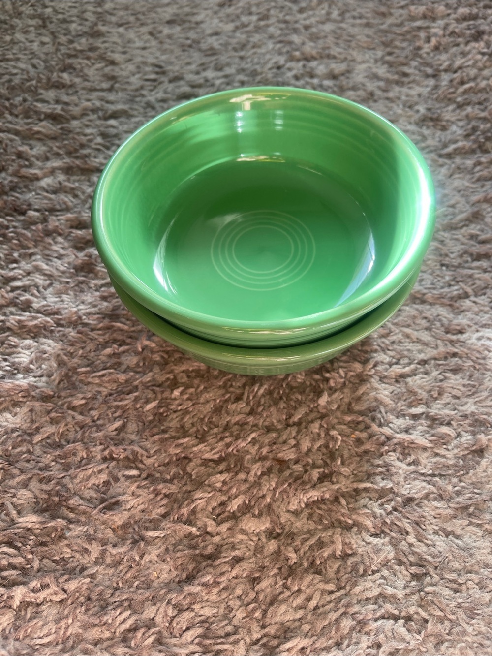 Fiesta Green Ceramic Bowls - Set of 2 - Picture 3 of 6